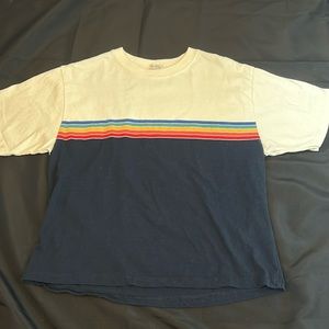 Like new brandy melville John Galt rainbow oversized top